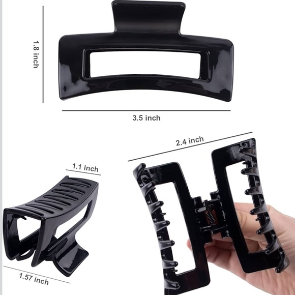 NWT Maorulu 4 Pack of Hair Claw Clips - Picture 2 of 7